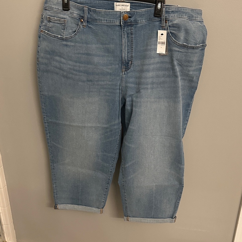Lane Bryant Denim Blue Ankle Jeans